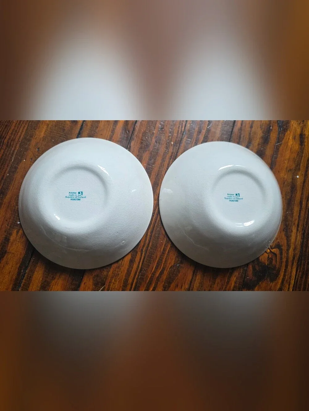 Vintage 1960s ARKLOW IRELAND IRONSTONE Children's NURSERY RHYME BOWLS
